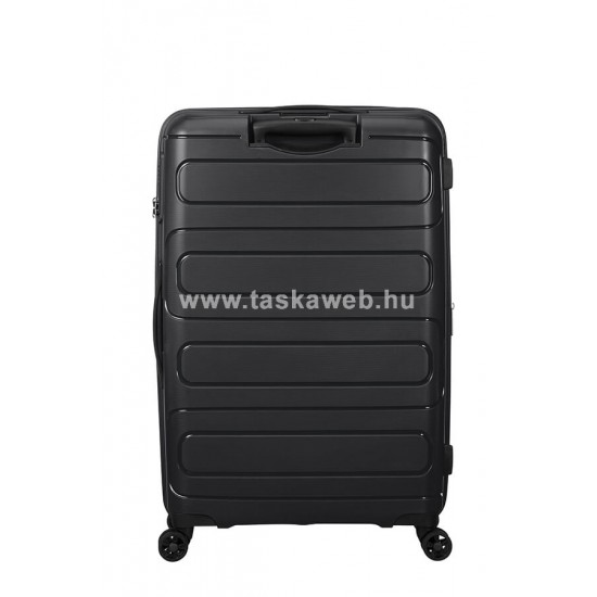 American Tourister SUNSIDE bővíthető négykerekű fekete nagy bőrönd 107528-1041