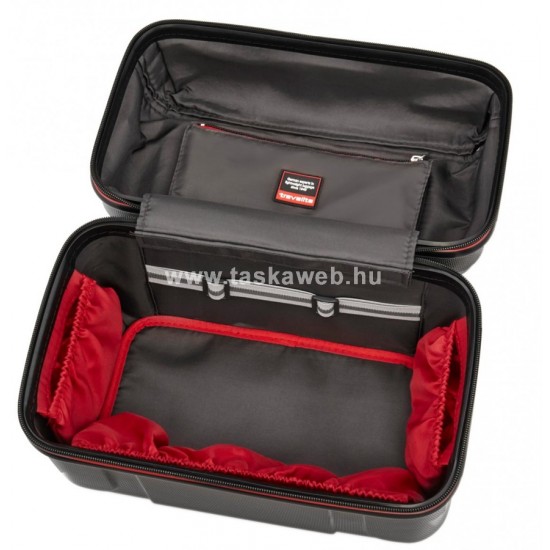 Travelite VECTOR fekete-piros kozmetikai táska 72003