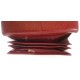 KROKOMANDER piros, hosszú, zippes krokkó lakk bőr női pénztárca SKJ11-018