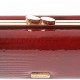 KROKOMANDER piros, hosszú, külső keretes női bőr pénztárca SKJ11-005