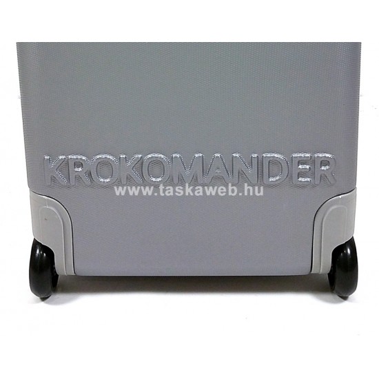 KROKOMANDER kétkerekű, ezüst kabinbőrönd KR1002