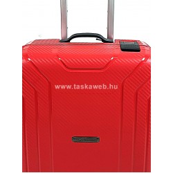 Touareg MATRIX csatos négykerekű piros kis bőrönd BD28-piros S