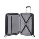 American Tourister SOUNDBOX fekete bővíthető négykerekű közepes bőrönd 88473-1027