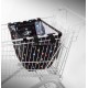 Reisenthel EASYSHOPPINGBAG fekete, színes  pettyes táska bevásárlókosárra UJ7009