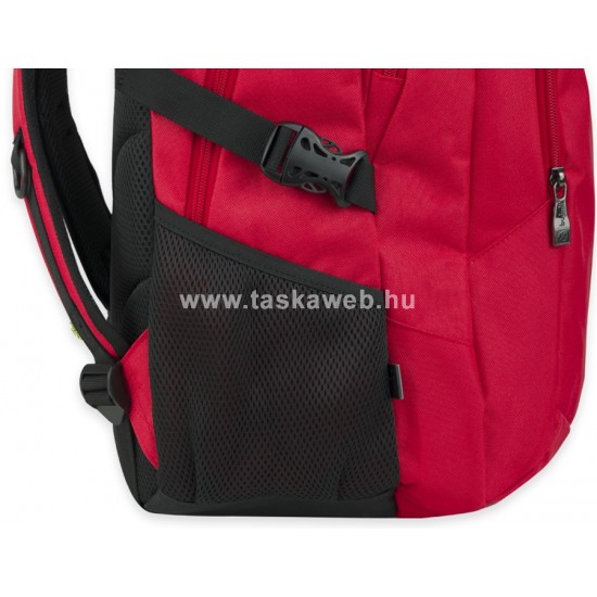 EDWIN 23 ovális Budmil hátizsák, piros-fekete Budmil nyomatos 10110149-S71
