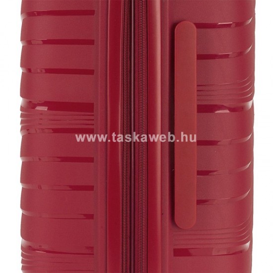 Gabol KIBA piros négykerekű bővithető közepes bőrönd GA-1220M