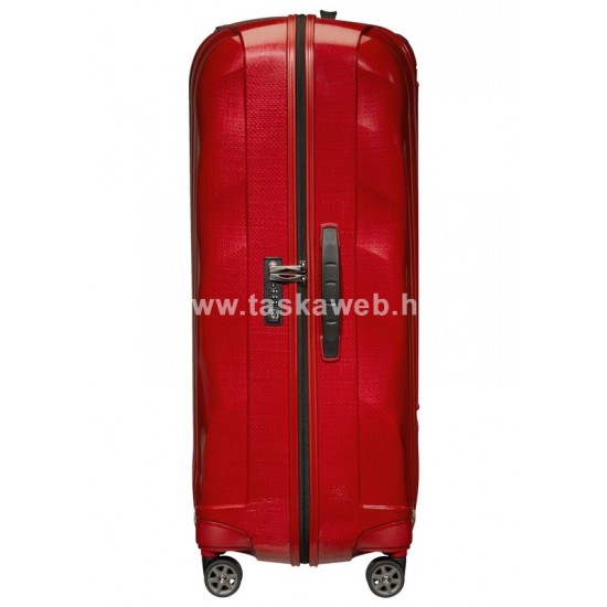 Samsonite C-LITE négykerekű nagy bőrönd 81cm-piros 122862-1198