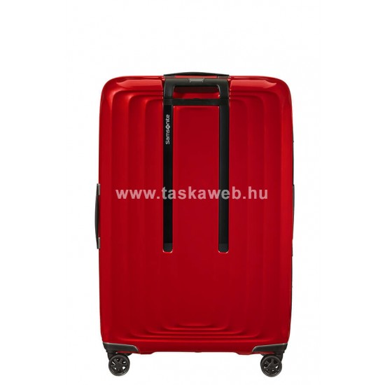 Samsonite NUON négykerekű bővíthető óriás bőrönd 81cm-piros metál 134403-1544