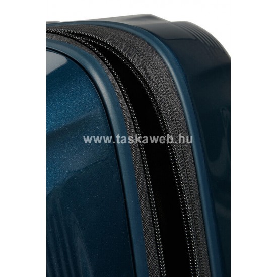 Samsonite NUON négykerekű bővíthető USB-s kabinbőrönd 55cm-éjkék metál 134399-9015