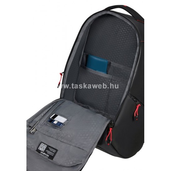 Samsonite ECODRIVER laptoptartós, tablettartós USB kimenetes fekete  divathátizsák M 15,6" 140874-1041