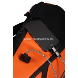 Samsonite ECODIVER laptoptartós, tablettartós USB kimenetes narancs divathátizsák M 15,6" 140874-1641
