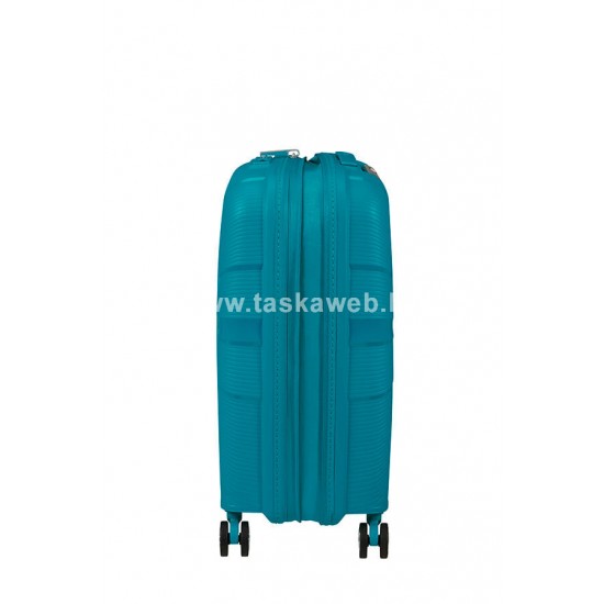 American Tourister STARVIBE négykerekű türkiz zöld kabinbőrönd 146370-A029