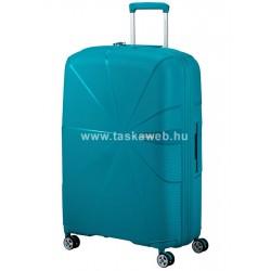 American Tourister STARVIBE négykerekű, türkiz zöld, nagy bővíthető bőrönd 146372-A029
