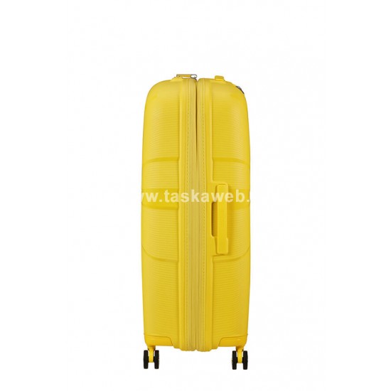 American Tourister STARVIBE négykerekű bővíthető citromsárga nagy bőrönd 146372-A031