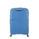 American Tourister STARVIBE négykerekű kék nagy bővíthető bőrönd 146372-A033