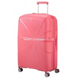 American Tourister STARVIBE négykerekű coral színű, nagy bővíthető bőrönd 146371-A039