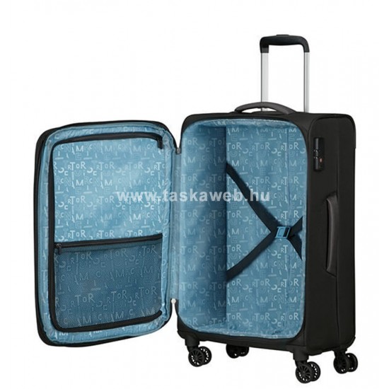 American Tourister PULSONIC négykerekű bővíthető közepes bőrönd 146517