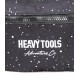 Heavy Tools EVONNE 22 fekete, fehér szórt pettyes nagy övtáska