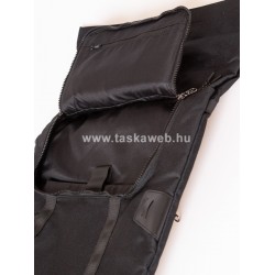 Haevy Tools 23 ESKE fekete előzsebes, két csatos roll-up laptoptartós hátizsák 