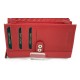 Valentini piros, közepes , belső zippes női bőr pénztárca 306884