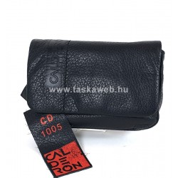 Calderón fekete, fedeles, övre fűzhető táska CD1005