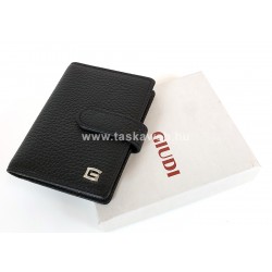 Giudi "G" emblémás fekete álló kártyatartó 7007GPAE-03