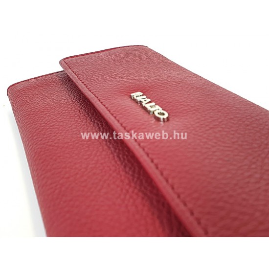 Rialto piros, hosszú, lapos női pénztárca RP6870AE-05