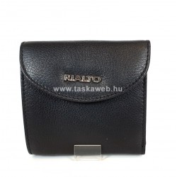 Rialto fém logós kis fekete női pénztárca RP6470Q-03