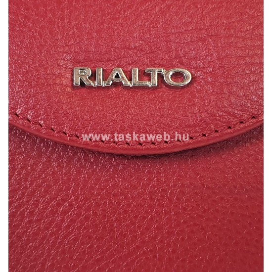 Rialto fém logós kis piros női pénztárca RP6470N/AE-05