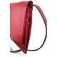 Rialto piros, keskeny, fedeles, átvetős kis bőr táska RT5419NAE-05