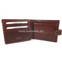 Rialto klasszikus kapcsos barna férfi pénztárca RP6142D-02