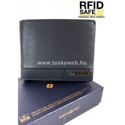 Samsonite PRO-DLX 6 közepes, RFID védett sötétkék, szabadon nyílói pénz és irattartó tárca 144538-1615
