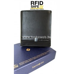 Samsonite FLAGGED fekete RFID védett álló férfi pénz és irattartó 144469-1041