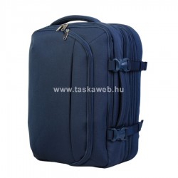 BONTOUR kék, három részes, bővíthető, kézipoggyász méretű utazó hátizsák BO2117