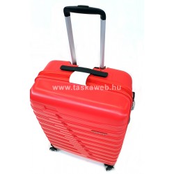 American Tourister ACTIVAIR négykerekű koral piros közepes bőrönd