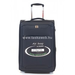 Touareg 2 részes, fekete színű, M bőrönd-fedélzeti táska szett 23 TG6494-2db szett,M-táska