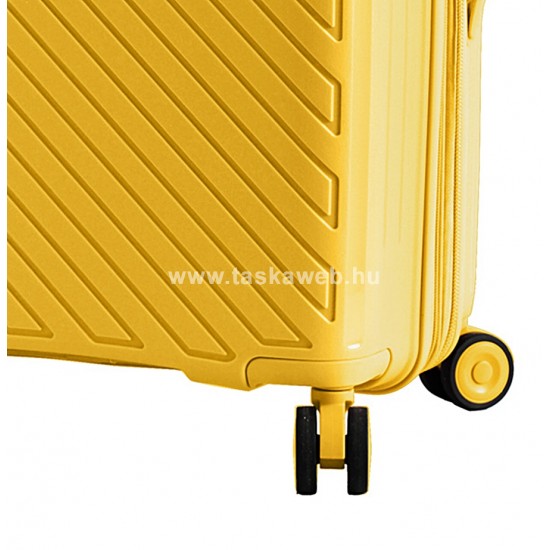 SNOWBALL ferde bordás 3 részes sárga  bőröndszett SB20703 Sárga 3db