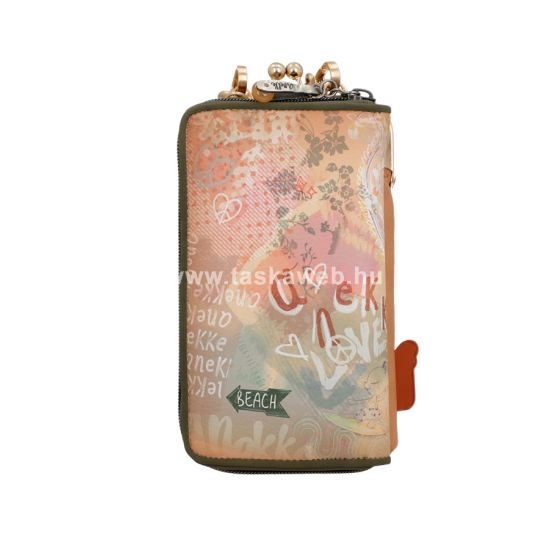 Anekke PEACE AND LOVE Camel kis keretes telefontartó, RFID védett pénztárca, divattáska 38803-909