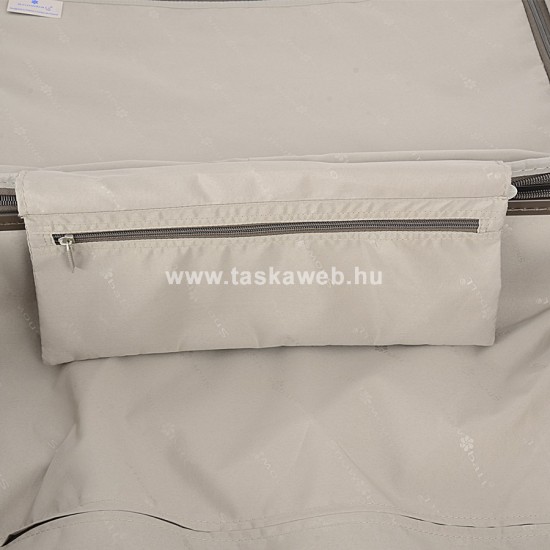 SNOWBALL kereszt bordás 3 részes barna bővíthető bőröndszett -SB49209 Barna 3db