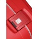 Samsonite S'CURE négykerekű piros-szürke csatos kabinbőrönd 55cm 49539-1235