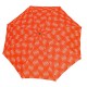 Doppler Fiber Magic Wave narancs, fehér hullámos petty mintás automata női esernyő D-7441465WA01