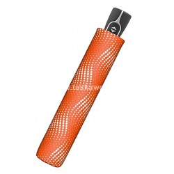 Doppler Fiber Magic Wave narancs, fehér hullámos petty mintás automata női esernyő D-7441465WA01
