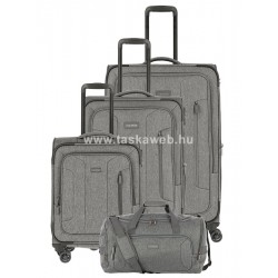 Travelite BOJA 4 db-os, négykerekű bőrönd szett-szürke