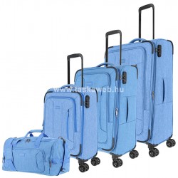 Travelite BOJA 4 db-os, négykerekű bőröndszett-kék 