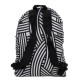 Reisenthel MINI-MAXI fekete-fehér zebra mintás összecsukható hátizsák AP1032