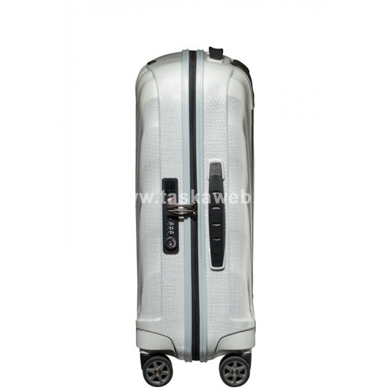 Samsonite C-LITE négykerekű USB-s kabinbőrönd 55cm-fehér 122859-1627