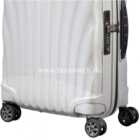 Samsonite C-LITE négykerekű USB-s kabinbőrönd 55cm-fehér 122859-1627