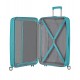 American Tourister SOUNDBOX  bővíthető négykerekű közepes bőrönd 88473
