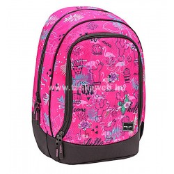 BELMIL iskolatáska Pack It 338-79 Tropical Flamingo