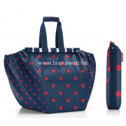 Reisenthel EASYSHOPPINGBAG kék, piros  pettyes táska bevásárlókosárra UJ3075